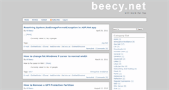Desktop Screenshot of beecy.net